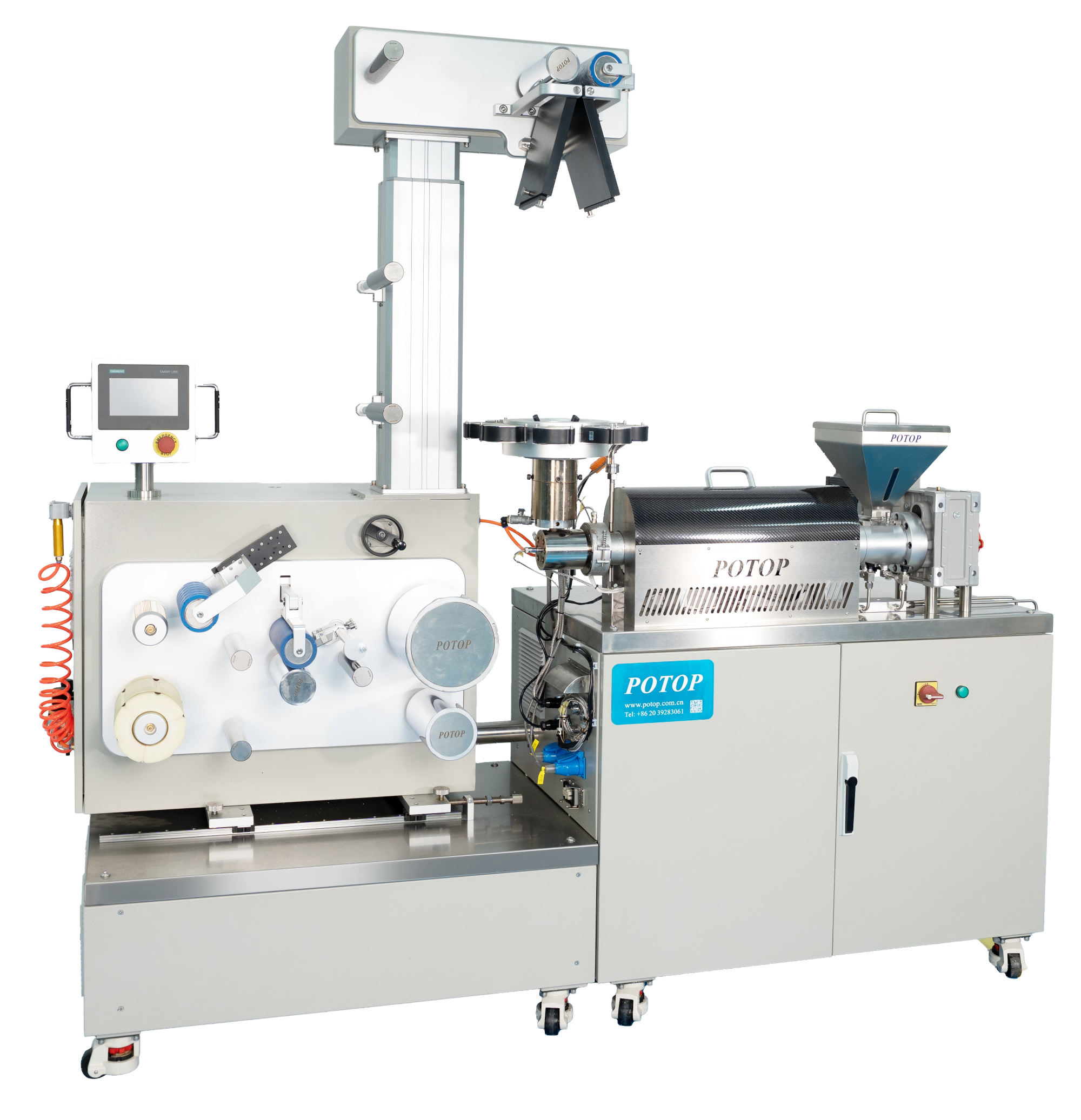 桌面小型精密挤出流延吹膜一体机FDBI-2522(1)